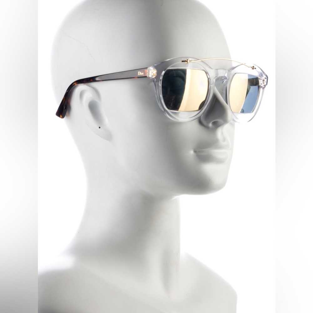 Christian Dior Square Mirrored Sunglasses